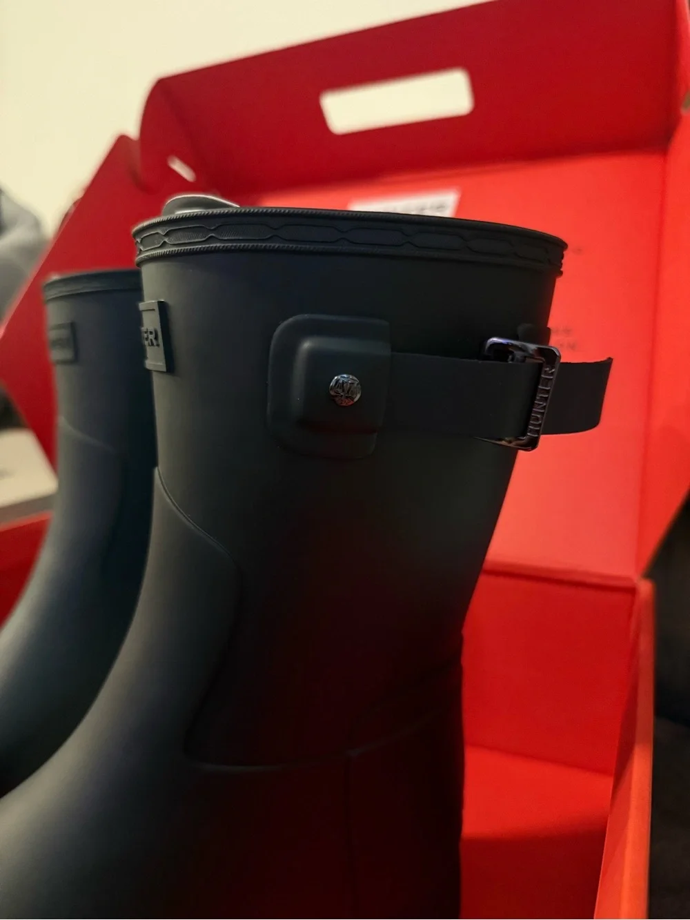 Hunter Black Original Refined Boots